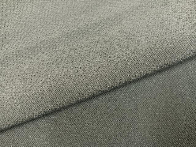 平和屋着物●上質な色無地　素鼠色　仮絵羽　正絹　逸品　未使用　AABH6821ph