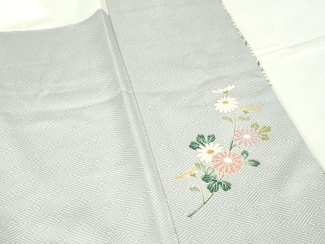 平和屋着物●訪問着　枝花文　暈し染め　金彩　正絹　逸品　DABE4013az
