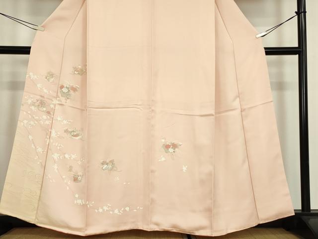 平和屋着物●訪問着　花籠文　金彩　鈴乃屋扱い　正絹　逸品　DABE4032az