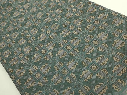 平和屋本店●極上　伝統工芸士　曽根武勇 　太鼓柄袋帯　蜀江花菱文　逸品　DZAB6220kh6