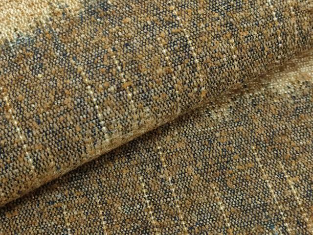 平和屋着物●極上　出羽の織座　八寸名古屋帯　ぜんまい　横段文　逸品　DZAB6263kh6