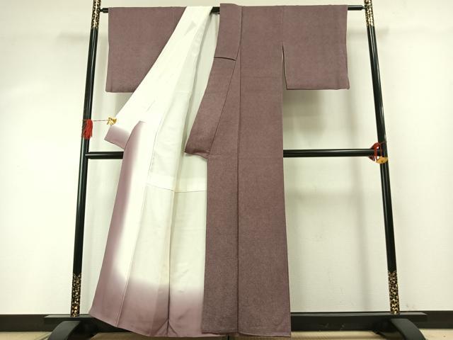 平和屋着物●江戸小紋　極小鮫小紋柄　正絹　逸品　AABH4785fy 平和屋着物▽江戸小紋 単衣 鮫小紋柄 黒地 正絹 逸品 DAAS0284az