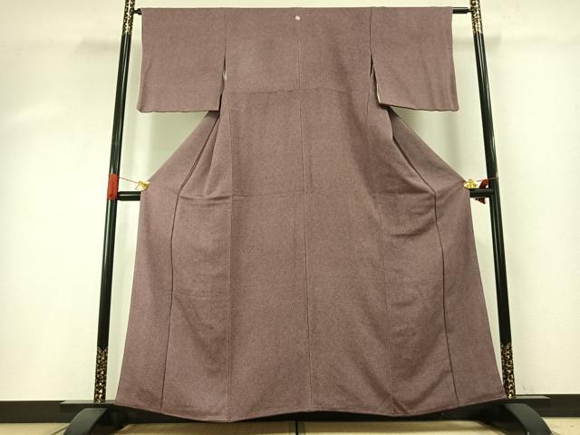 平和屋着物○江戸小紋 極小鮫小紋柄 正絹 逸品 AABH4785fy