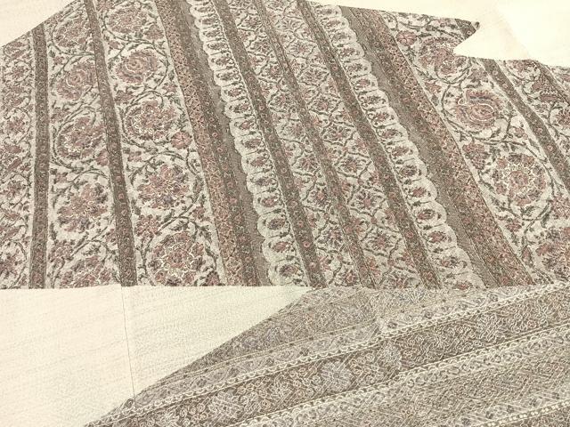 平和屋着物●訪問着　更紗花文　正絹　逸品　AABH4809fy 平和屋着物○訪問着 更紗花文 正絹 逸品 AABH4809fy - メルカリ