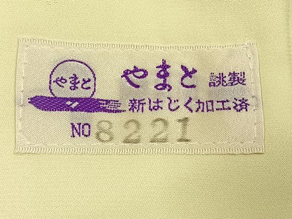平和屋着物●振袖用長襦袢　無双仕立て　辻が花地紋　暈し染め　やまと誂製　正絹　逸品　AABH4797fy