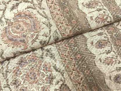 平和屋着物●訪問着　更紗花文　正絹　逸品　AABH4809fy