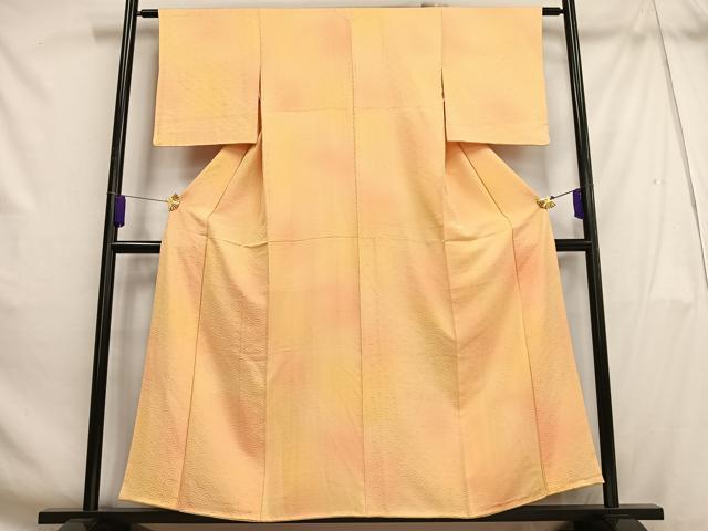 平和屋着物■上質な小紋　青海波地紋　暈し染め　正絹　逸品　AABH1074oa