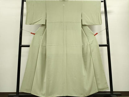 平和屋着物■上質な色無地 夏虫色 正絹 逸品 CABE4270ou