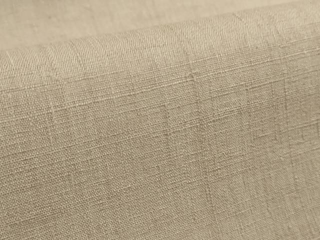 平和屋本店▽極上 本場結城紬 重要無形文化財 単衣 色無地 薄柿色 証紙付き 逸品 DZAA6678kh6