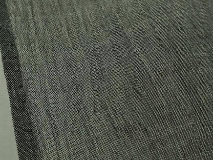平和屋着物＊極上 夏物 本場小千谷ちぢみ 色無地 灰色 杉山織物謹製 麻 証紙付き 逸品 未使用 DZAA7626kh6