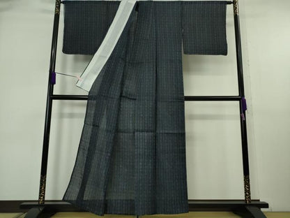 平和屋本店＊極上　夏物　重要無形文化財　本場宮古上布　苧麻　吉祥間道　逸品　未使用　DZAA7288kh6