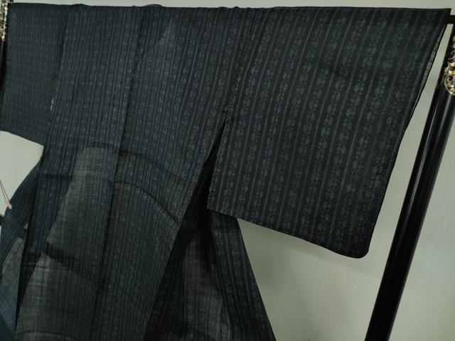 平和屋本店＊極上　夏物　重要無形文化財　本場宮古上布　苧麻　吉祥間道　逸品　未使用　DZAA7288kh6