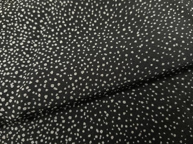 平和屋着物●上質な小紋　霞間道　黒地　正絹　逸品　AABH6892ph 平和屋着物○上質な小紋 霞間道 黒地 正絹 逸品 AABH6892ph