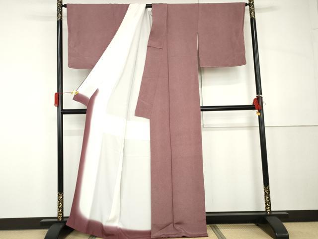 平和屋着物●江戸小紋　彫士：住田双光・染士：服部光擴　鮫小紋柄　鬼しぼ縮緬　正絹　逸品　AABH3795cs