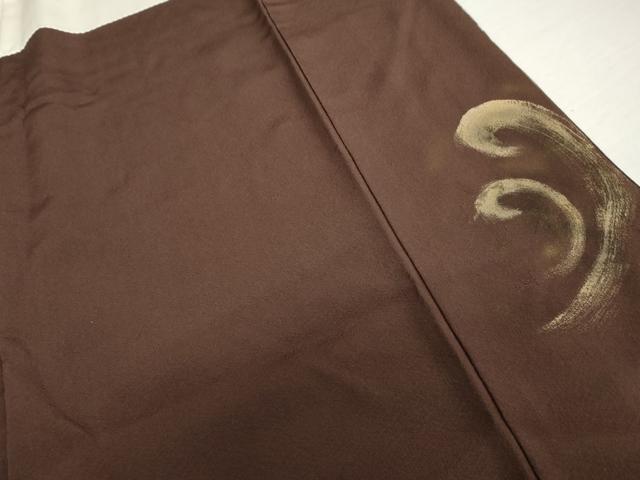 平和屋着物●訪問着　手描き　龍　暈し染め　金彩　正絹　逸品　AABH7181cs 平和屋着物○訪問着 手描き 龍 暈し染め 金彩 正絹 逸品 AABH7181cs