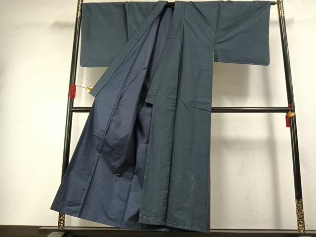 平和屋着物●男性　本場大島紬　アンサンブル　亀甲絣　キングサイズ　正絹　逸品　AABH4849fy