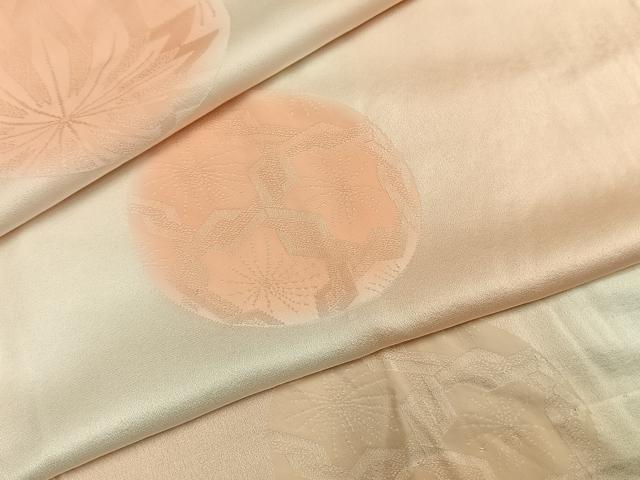 平和屋着物●振袖用長襦袢　無双仕立て　花丸文　暈し染め　正絹　逸品　未使用　AABH4885fy