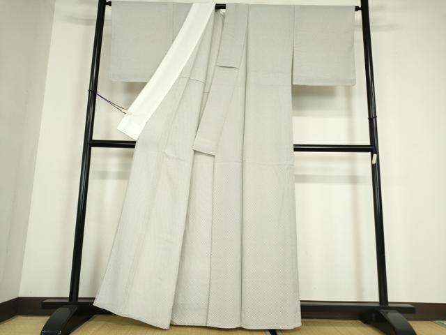 平和屋着物▽小紋 単衣 十字文 洗える着物 DABE4158az