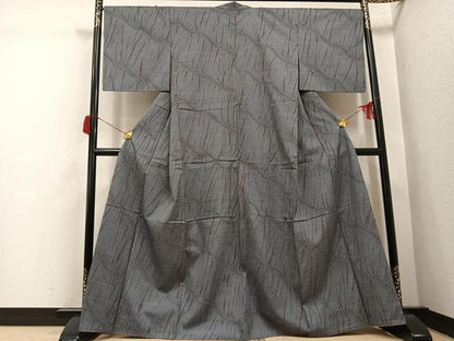平和屋着物●名門　藤娘きぬたや・竜巻絞り　本場大島紬　正絹　逸品　AABH6934ph
