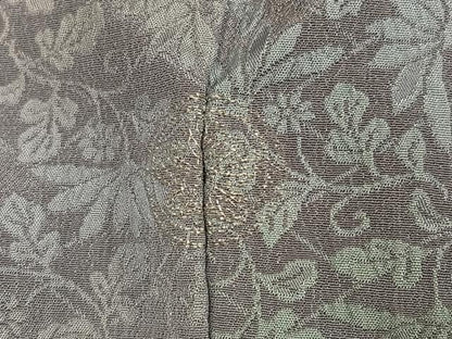 平和屋着物●お召　訪問着　花唐草地紋　正絹　逸品　AABH6936ph