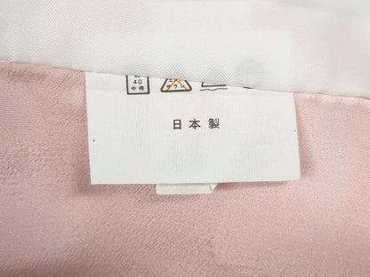 平和屋着物■小紋　草花文　暈し染め　洗える着物　未使用　DABE0881qa