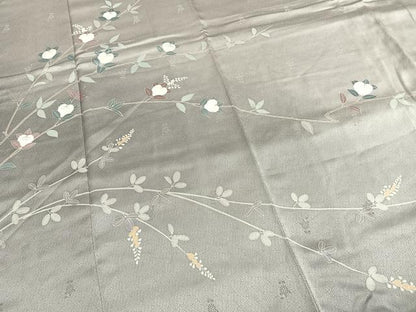 平和屋着物●訪問着　枝花文　暈し染め　正絹　逸品　未使用　AABH4922fy