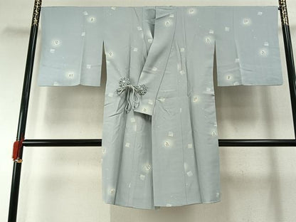 平和屋着物●道中着　源氏香　蛍暈し　正絹　逸品　AABH4912fy