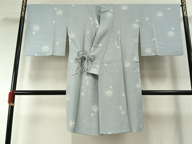 平和屋着物●道中着　源氏香　蛍暈し　正絹　逸品　AABH4912fy