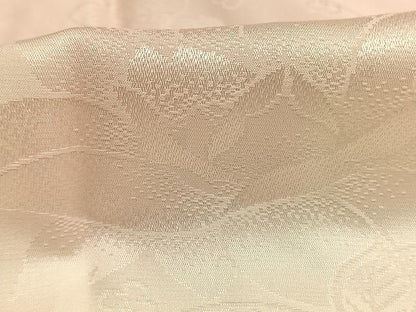 平和屋着物●振袖用長襦袢　無双仕立て　草花地紋　暈し染め　半衿刺繍　正絹　逸品　AABH4938fy