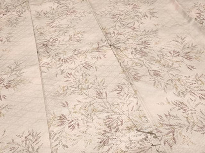 平和屋着物■上質な小紋 枝花文 暈し染め 正絹 逸品 CABF3674ev