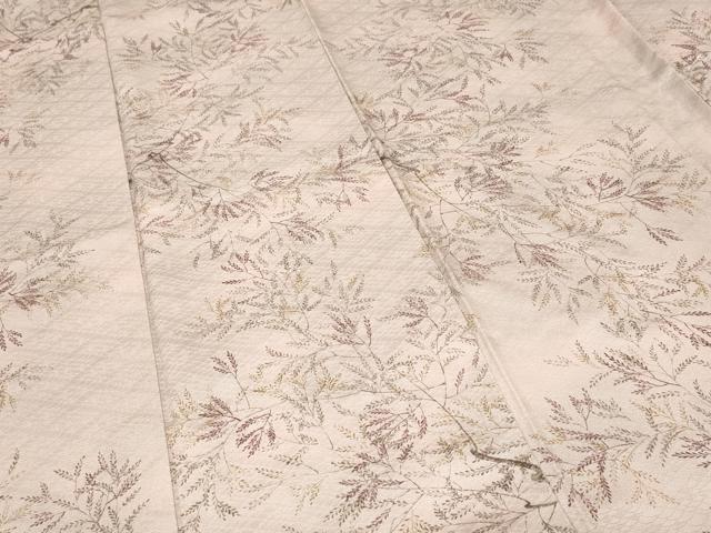 平和屋着物■上質な小紋 枝花文 暈し染め 正絹 逸品 CABF3674ev