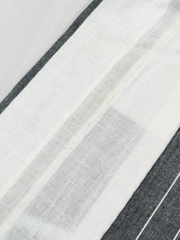 平和屋本店●希少　日本工芸会正会員　松枝哲哉　久留米絣　単衣　色紙重ね文　反端付き　綿　逸品　CYAA5022s6