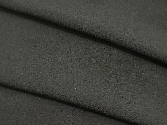 平和屋着物▼羽織・コート 黒生地 反物 羽尺 逸品 未使用 DABE3175we