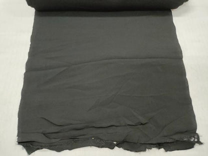 平和屋着物▼羽織・コート 黒生地 反物 羽尺 逸品 未使用 DABE3175we