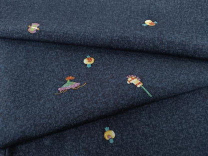 平和屋着物●上質な小紋　宝尽くし　正絹　逸品　未使用　AABH8833ck