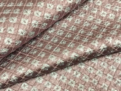 平和屋着物●上質な小紋　絞り　鹿の子文様　正絹　逸品　AABH4973fy