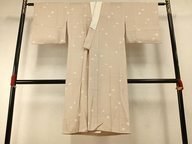 平和屋着物●長襦袢　無双仕立て　兎　正絹　逸品　AABH4984fy