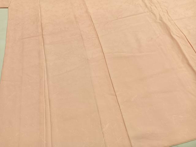 平和屋着物●上質な色無地　飛鳥地紋　虹色　正絹　逸品　AABH4986fy
