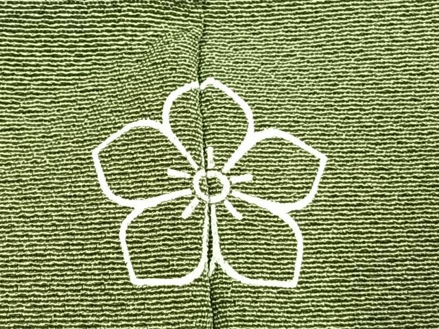 平和屋着物●本草木染作家　瑞寶　色無地　柳茶色　正絹　逸品　AABH4983fy 平和屋着物○本草木染作家 瑞寶 色無地 柳茶色 正絹 逸品 AABH4983fy