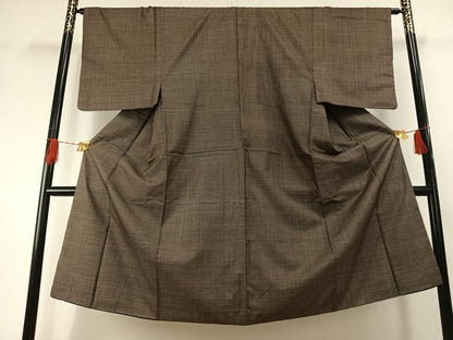 平和屋着物●男性　男柄の最高峰　西郷柄　西郷絣　本場大島紬　正絹　逸品　AABH4974fy