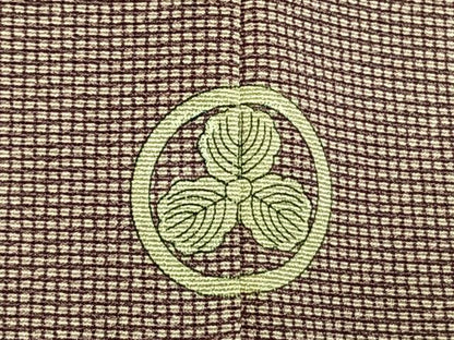 平和屋着物●江戸小紋　角通し　正絹　逸品　AABH5018fy