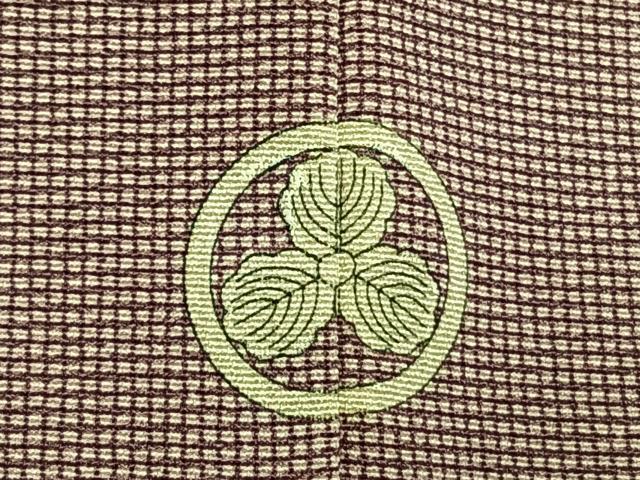 平和屋着物●江戸小紋　角通し　正絹　逸品　AABH5018fy