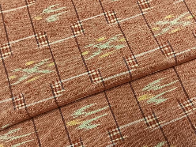 平和屋着物●本場琉球　紬　正絹　逸品　AABH5026fy