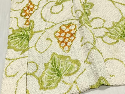 平和屋着物∞羽織　総絞り　葡萄唐草文　正絹　逸品　未使用　CABE4975ua