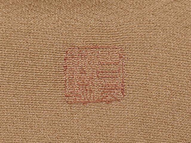 平和屋着物●山口美術織物　皇室　伊勢神宮御用　西陣織　訪問着　敷松葉梅文　銀糸　正絹　逸品　DABD9393ud