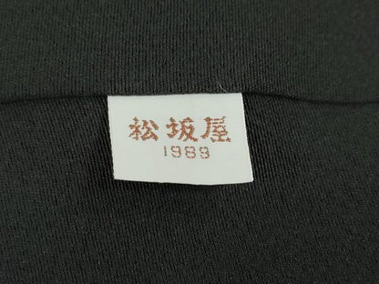平和屋着物●本加賀友禅作家　前川 哲　黒留袖　飛鶴遠山風景文　松坂屋扱い　正絹　逸品　DABD9456ud