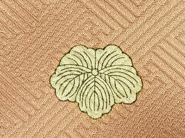 平和屋着物●豪華色留袖　刺繍　草花文　金彩　正絹　逸品　AABH5066fy