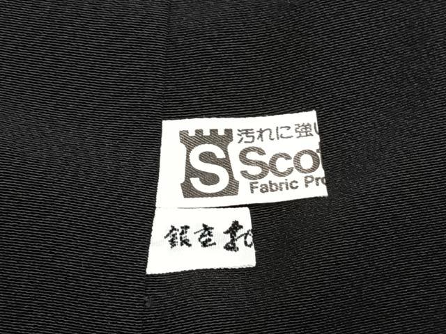 平和屋着物●本加賀友禅作家　百貫華峰　黒留袖　茶屋辻　銀座おゝぎ屋扱い　正絹　逸品　AABH5046fy