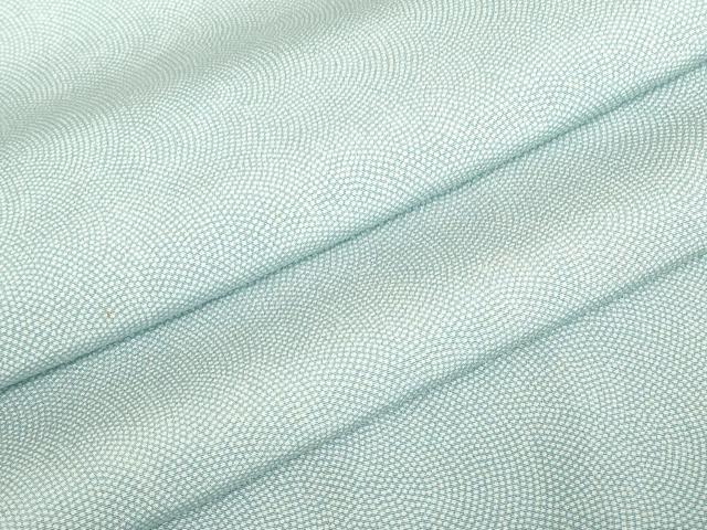 平和屋着物▽江戸小紋　単衣　鮫小紋柄　正絹　逸品　DABE4234az