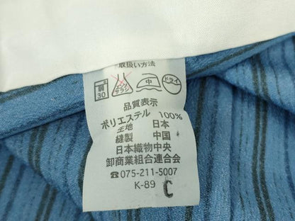 平和屋着物▽小紋　単衣　縞　洗える着物　DABE4227az